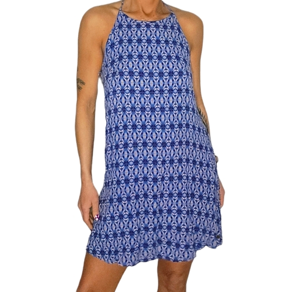 Roxy Racerback Loose Fit Dress Size Small Blue - Picture 1 of 6